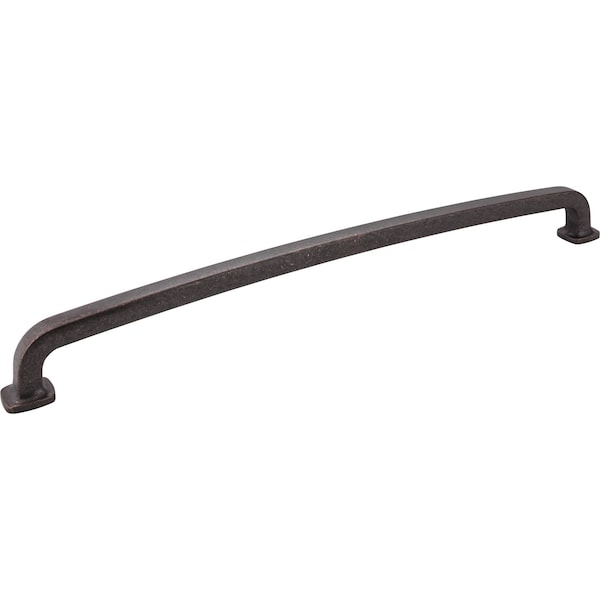 Jeffrey Alexander 18" Center-to-Center Distressed Oil Rubbed Bronze Belcastel 1 Appliance Handle MO6373-18DMAC - main